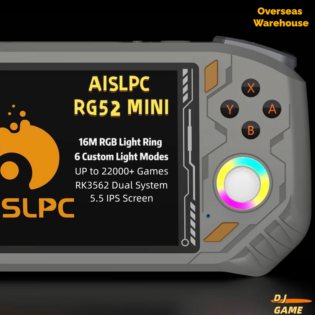 Gaming Console For Kids - AISLPC RG52 MINI レトロ携帯型ゲーム機 ポータブルゲームプレーヤー クラシックビデオゲームデバイス