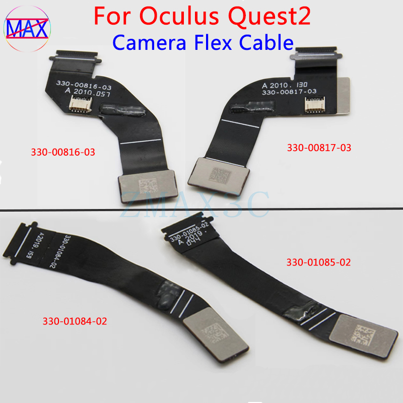 Gaming Console Vr Headset - Oculus quest 2用のオリジナルのカメラフレックスケーブル,上部と下部のヘッドセット,MetaQuest 2コンソールの交換部品
