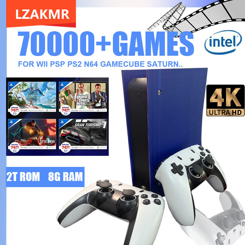 Gaming Console Gs5 - Win11ゲームコンソールG11 70000+クラシックゲーム 2TB HDD 4K HD