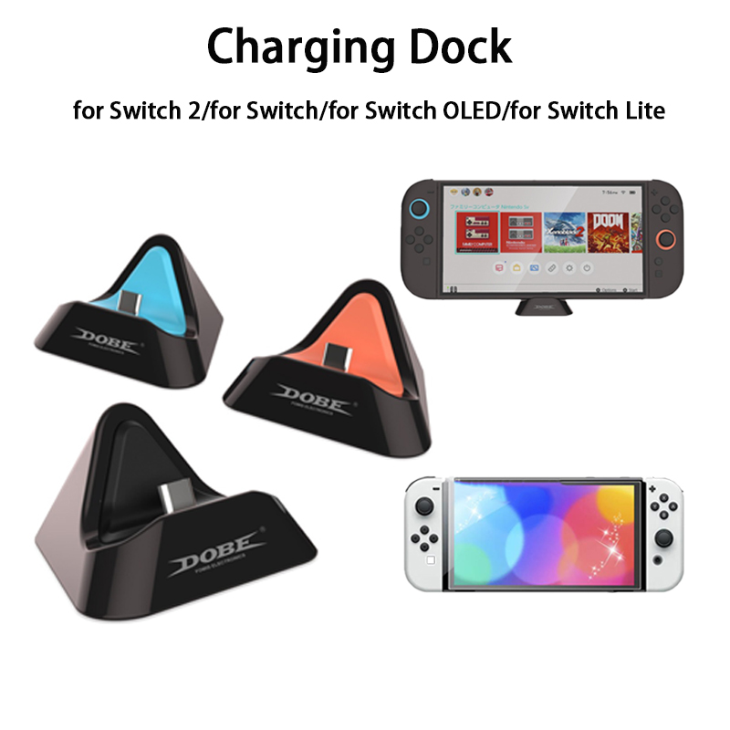 Gaming Console Controller - Switch 2/ Switch OLED/ Switch Lite本体用コントローラー充電ドック