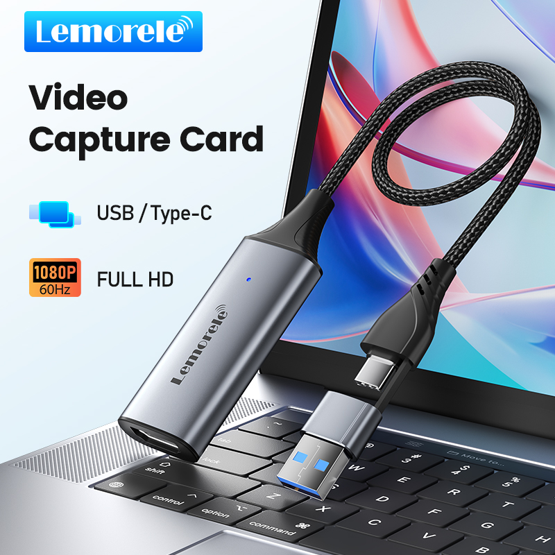 Gaming Console With Phone - Lemorele USB 2.0 ビデオキャプチャカード HDMI 互換