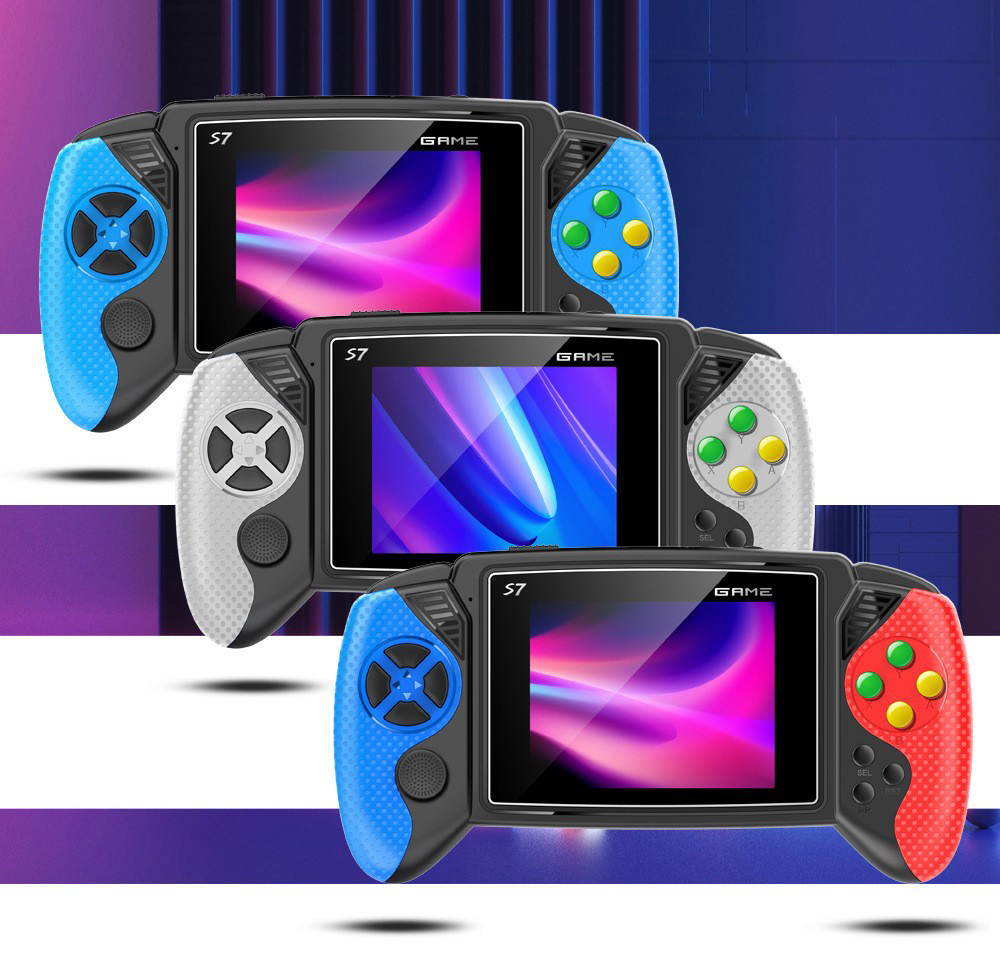 Gaming Console For Kids - S7 レトロハンドヘルドゲーム機 3.5インチ液晶画面 620ゲーム搭載 ゲーム機 充電式