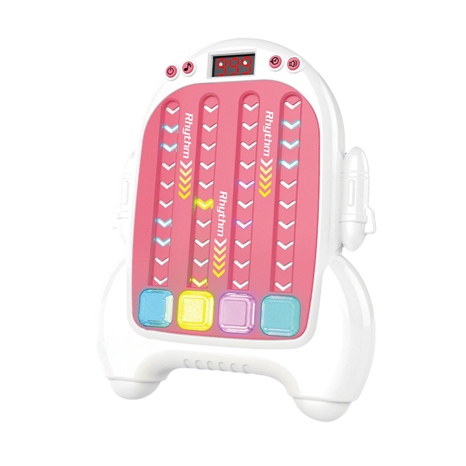 Gaming Console 6 Year Old - リズムハンドヘルドゲーム機、調整可能なモード、携帯型ゲーム機、誕生日プレゼント、反応訓練、3歳、4歳、5歳、6歳、7歳向け