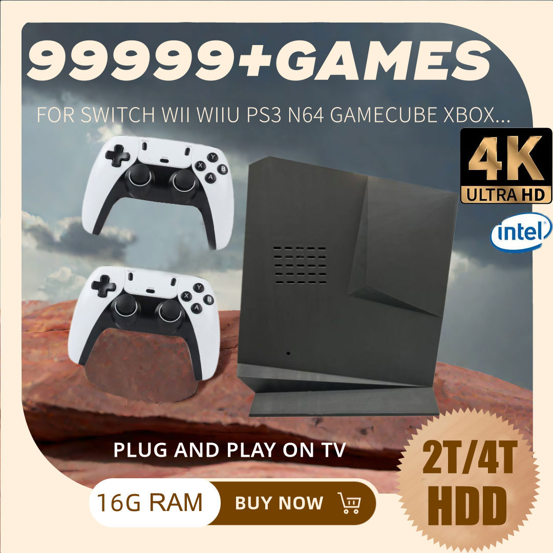 Gaming Console Gs5 - ミニPCレトロゲームボックスG3 Pro デュアルシステム 99999+ゲーム 8/16GB RAM