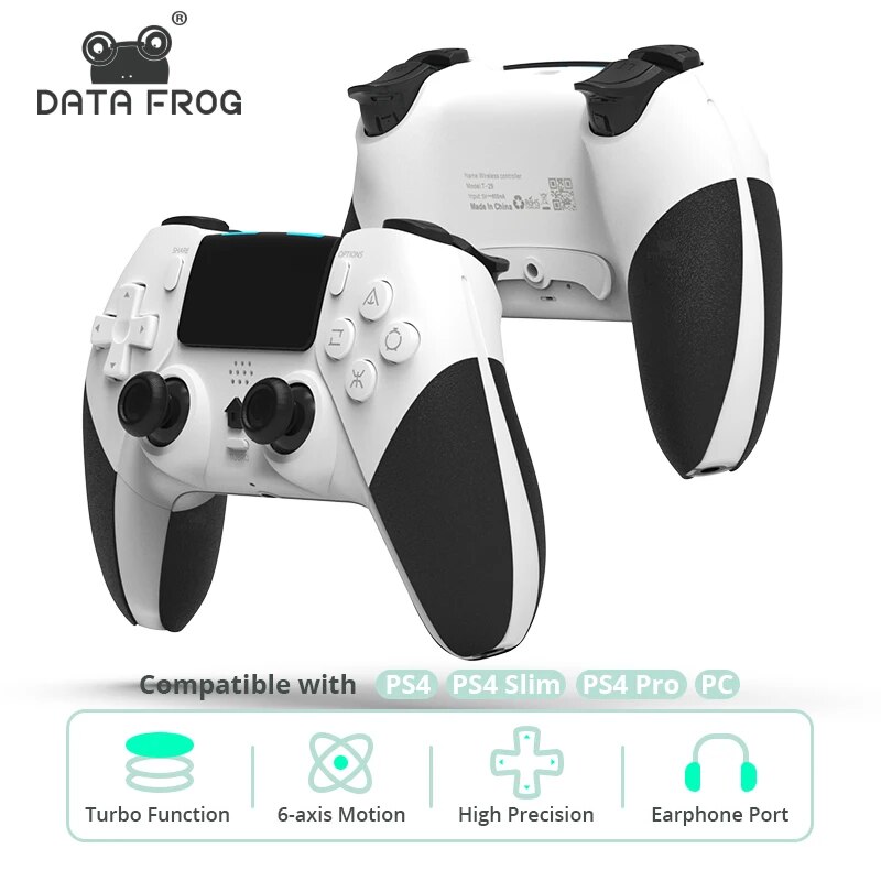 Gaming Console With Phone - PS4/ps4プロ/ps4スリムゲームコンソール用ジョイスティック用データカエルBluetoothワイヤレスコントローラー用ps4コントローラーゲームパッド