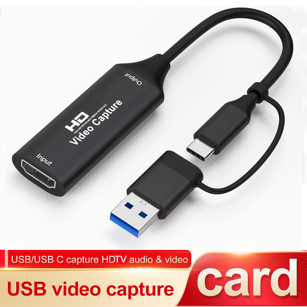 Gaming Console With Phone - 4K HDMI対応 USBビデオキャプチャカード 1080P HDビデオグラバー ライブストリーミングボックス