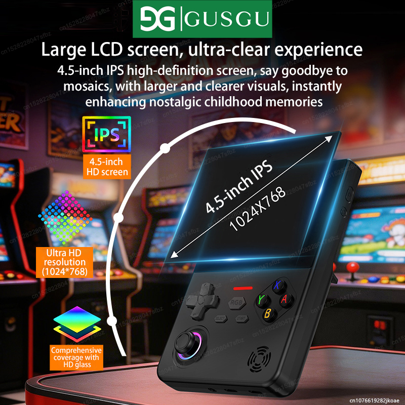 新型GUSGU H7携帯ゲーム機 4.5インチIPSビデオポ - Gaming Console 6 Year Old のレビューと価格