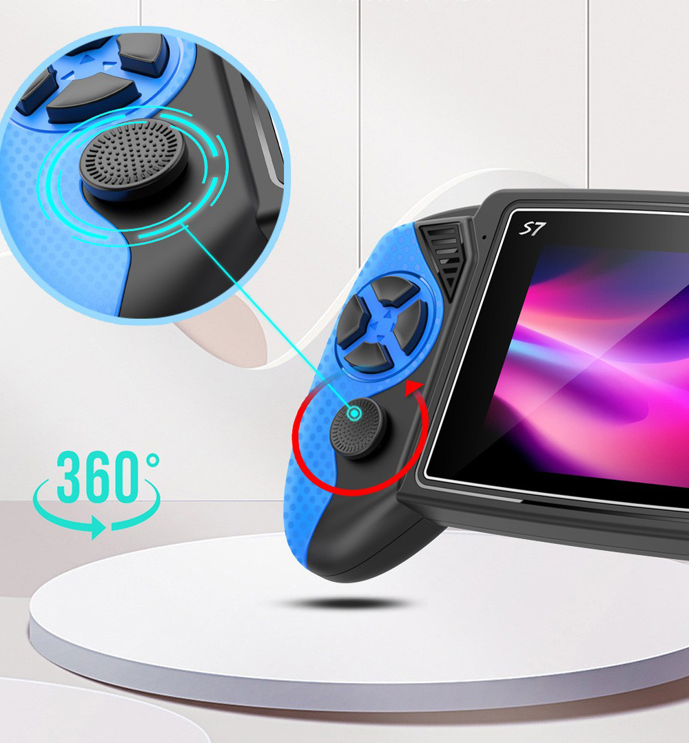 S7 レトロハンドヘルドゲーム機 3.5インチ液晶画面 62 - Gaming Console For Kids のレビューと価格