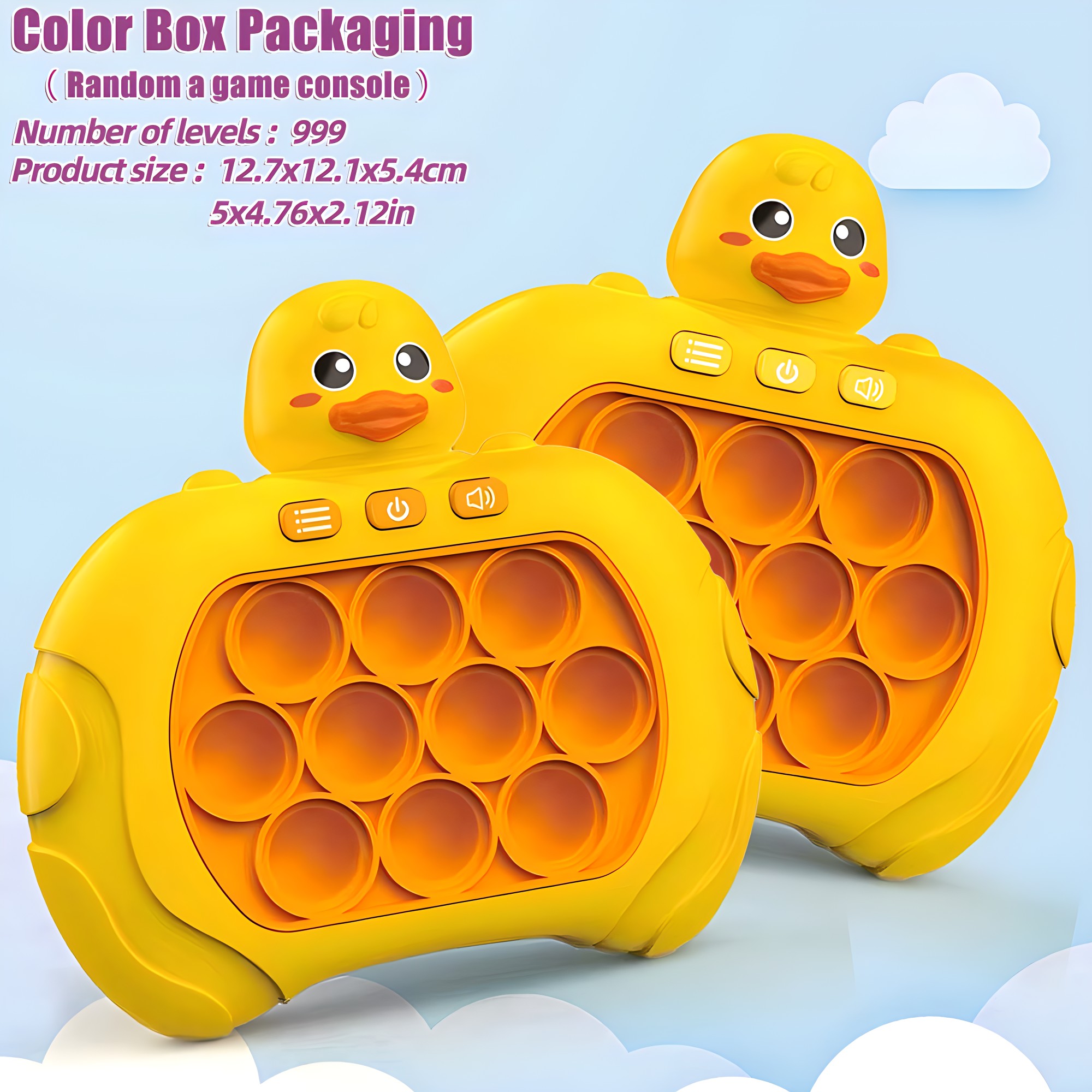 アップグレードされた電子ポッププッシュクイックプッシュゲーム - Gaming Console For Kids のレビューと価格