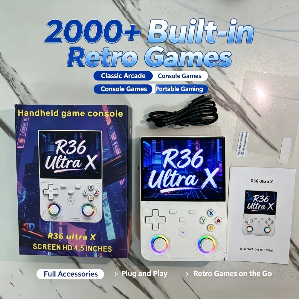 R36 Ultra X レトロハンドヘルドゲーム機 4.5イ - Gaming Console R36 Ultra のレビューと価格