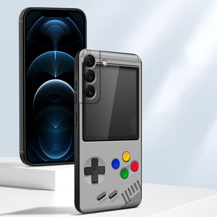 パープルゲーミングコンソール風スマホケース サムスン Gal - Gaming Console With Phone のレビューと価格
