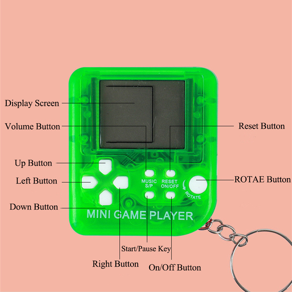 GAMINJA レトロミニハンドヘルドゲームプレーヤークラシ - Gaming Console 6 Year Old のレビューと価格