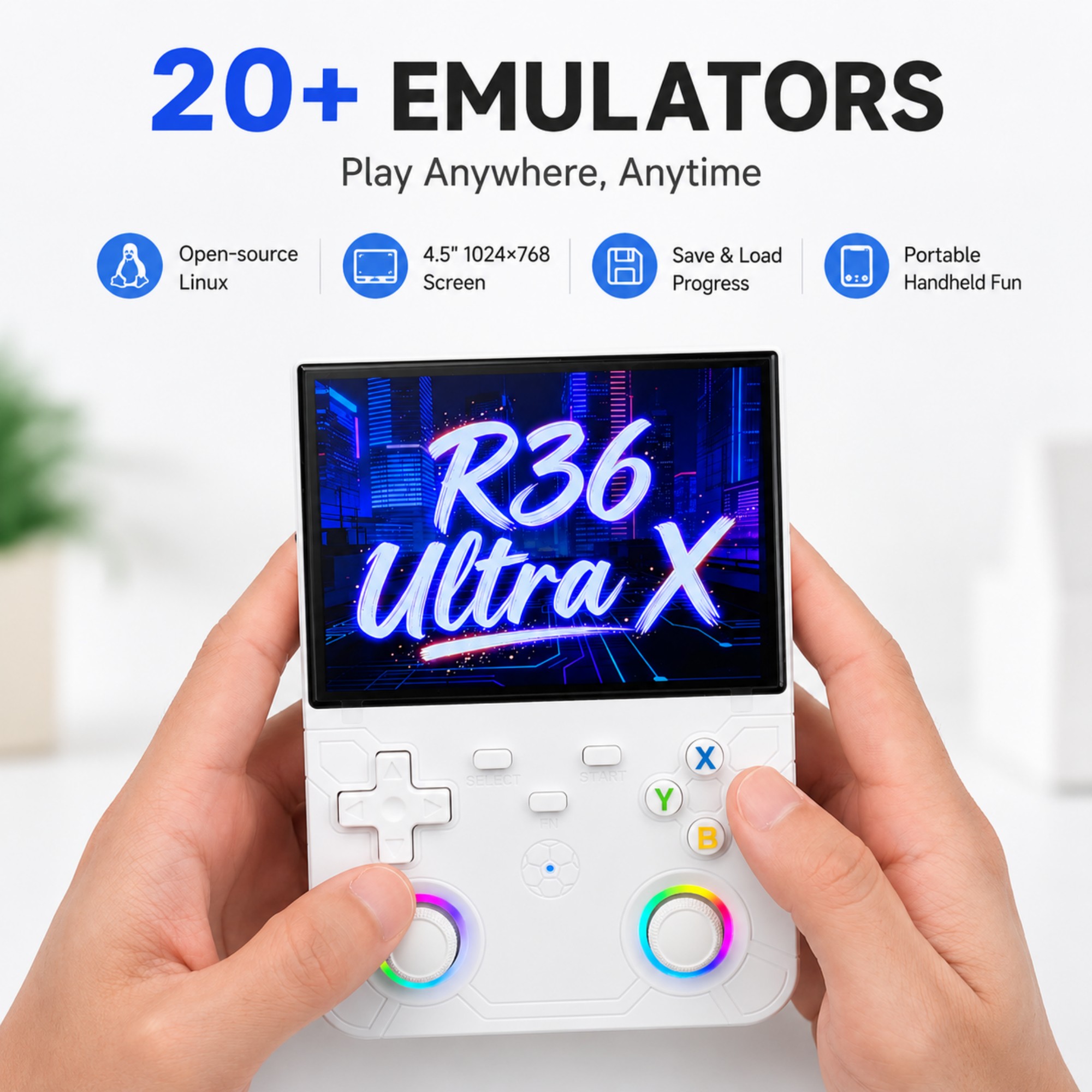 R36 Ultra X ポータブルレトロゲームプレーヤー 2 - Gaming Console R36 Ultra のレビューと価格