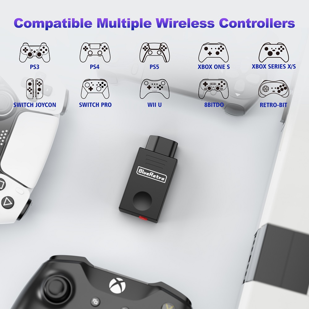 レトロスケーラー ブルーレトロ ワイヤレスコントローラーアダ - Gaming Console With Phone のレビューと価格