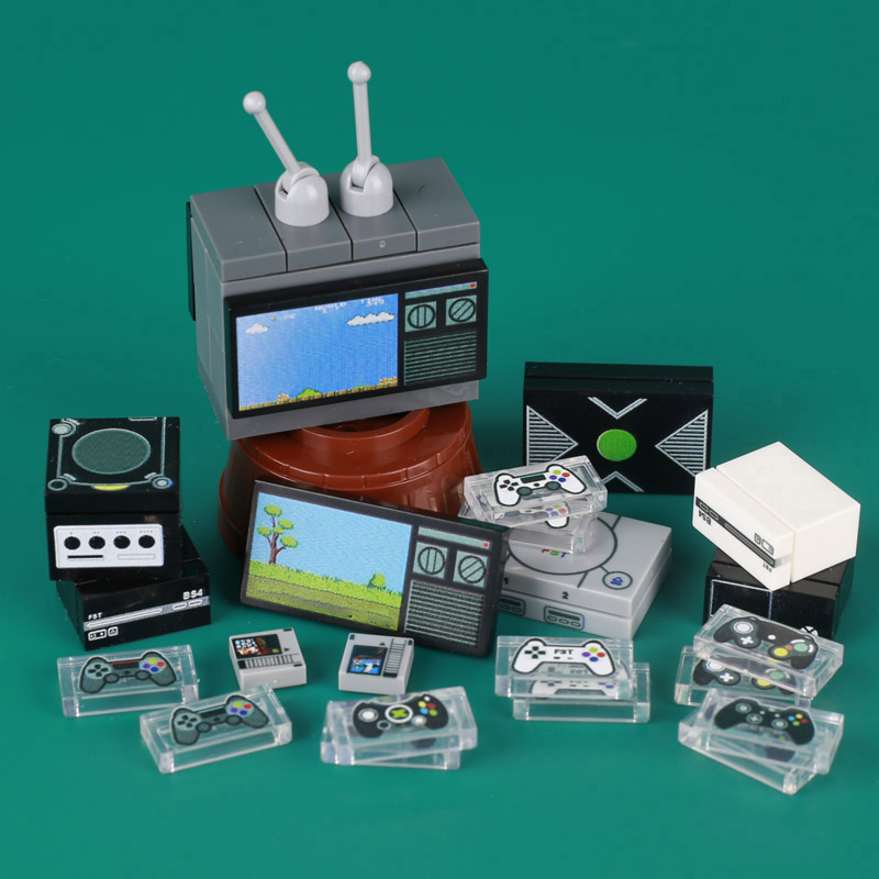 MOC ゲームコンソールコンピュータモデル Buidling - Gaming Console For Kids のレビューと価格