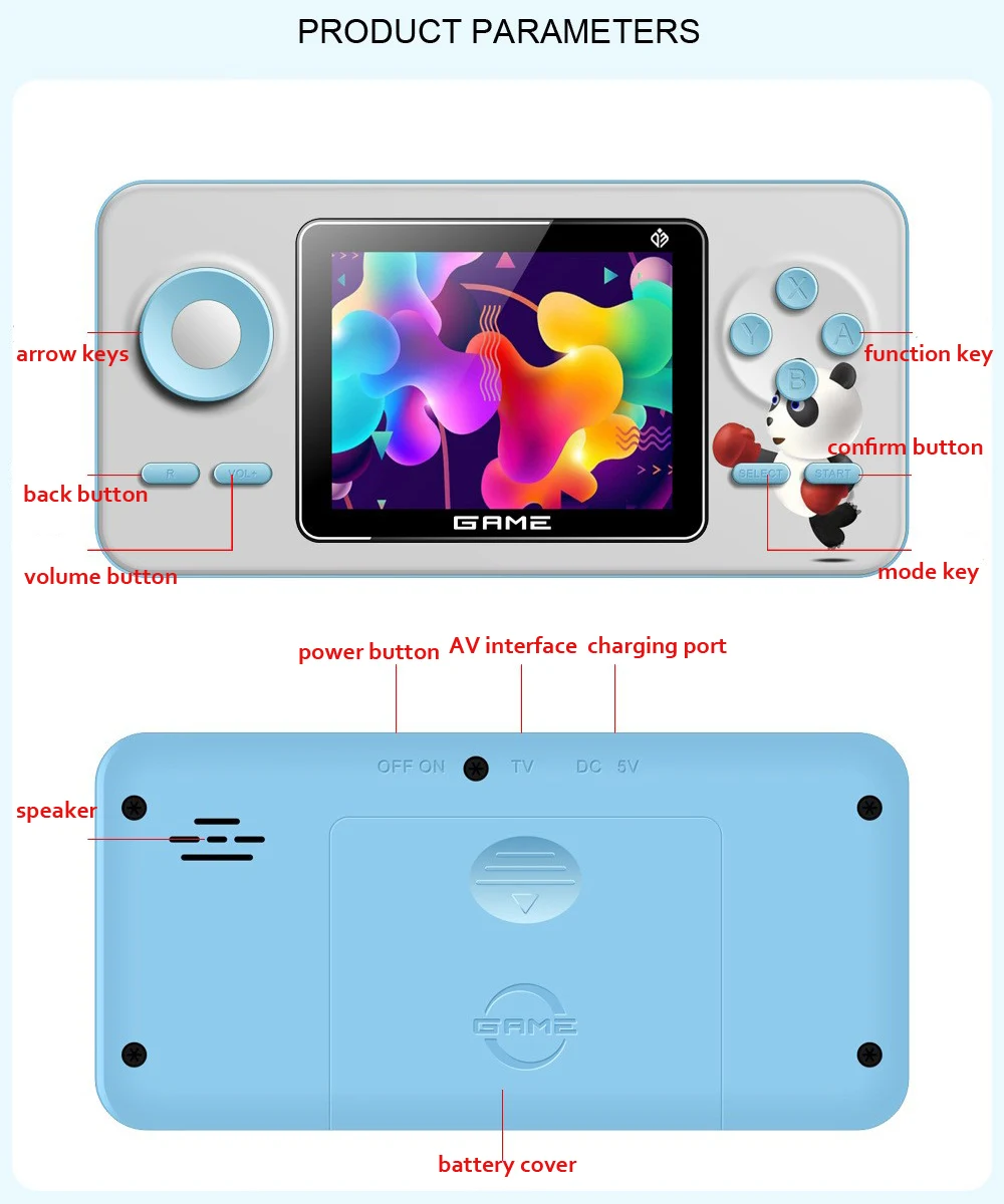 新型S5ミニレトロビデオゲーム機、520種類のクラシックゲー - Gaming Console For Kids のレビューと価格